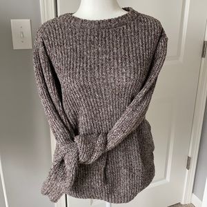 Oversized knit sweater